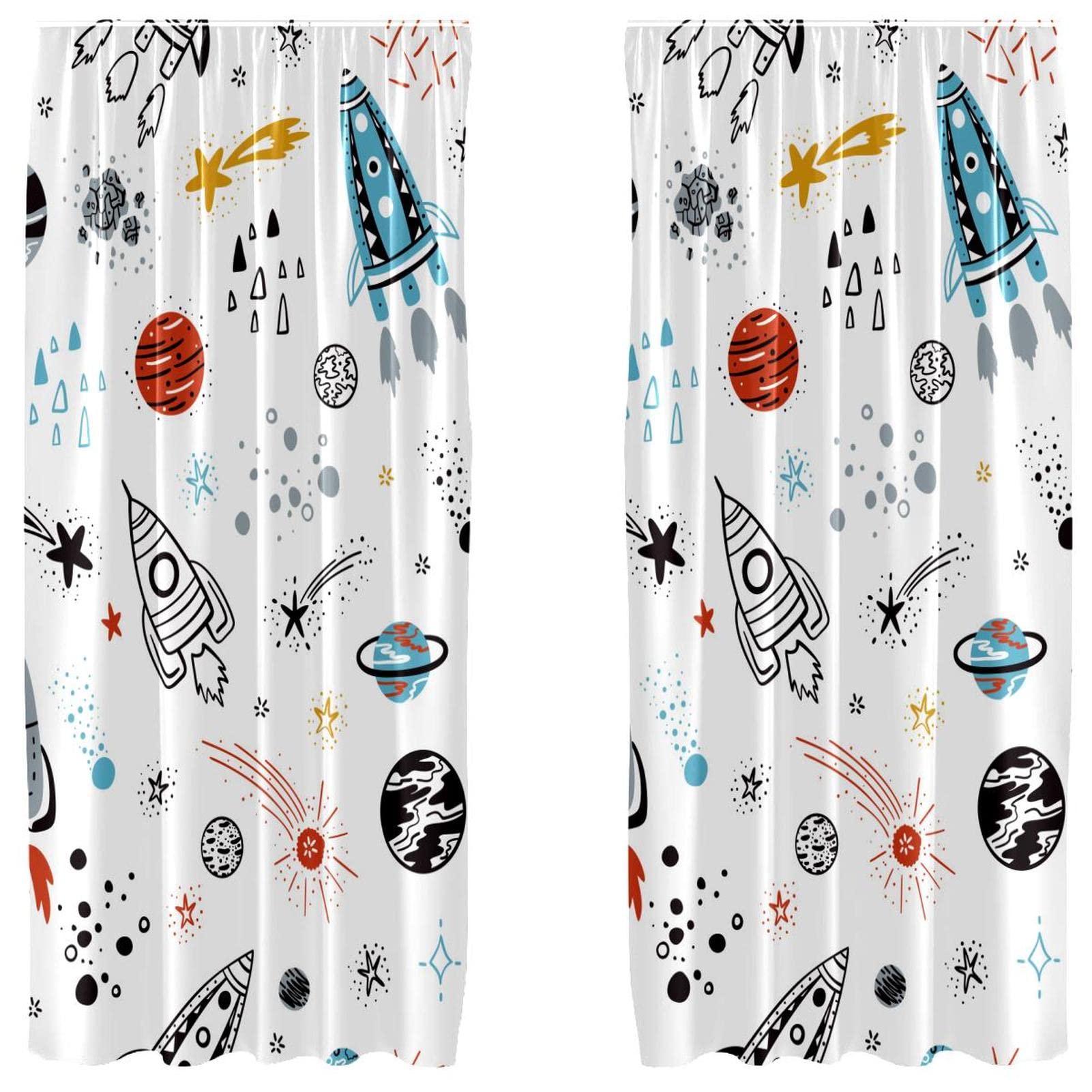 Rideaux de fenêtre pour protéger votre intimité lot de 2 panneaux salon