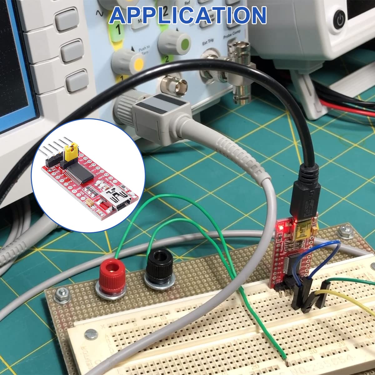 FT232RL Adaptateur Série USB vers TTL Module Convertisseur Mini Interface USB 3.3V 5.5V pour Arduino Raspberry Pi