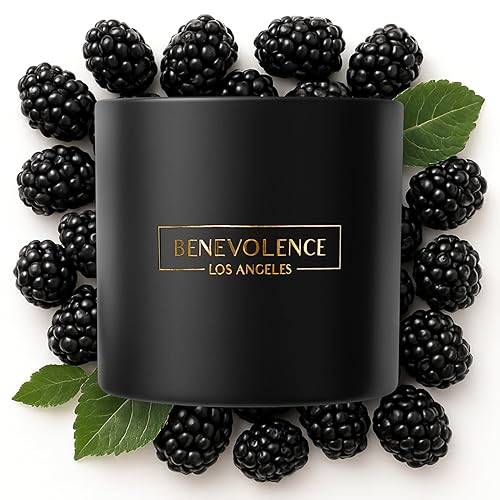 Benevolence LA - Black Mulberry - Black Wax Candle
