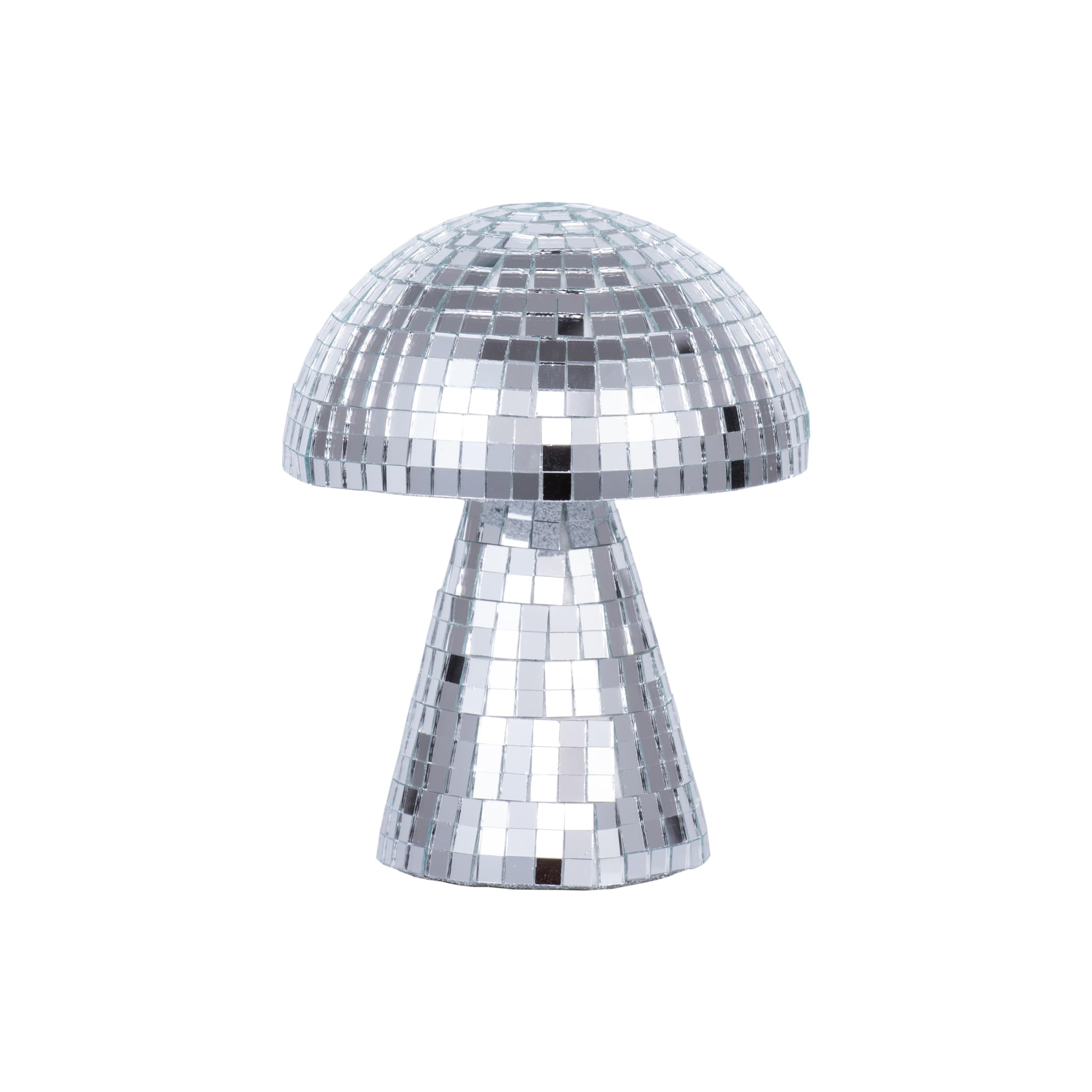 Photo 1 of Disco Mushroom Party Mirror Shiny Reflect Light Tabletop Home Decor (4")