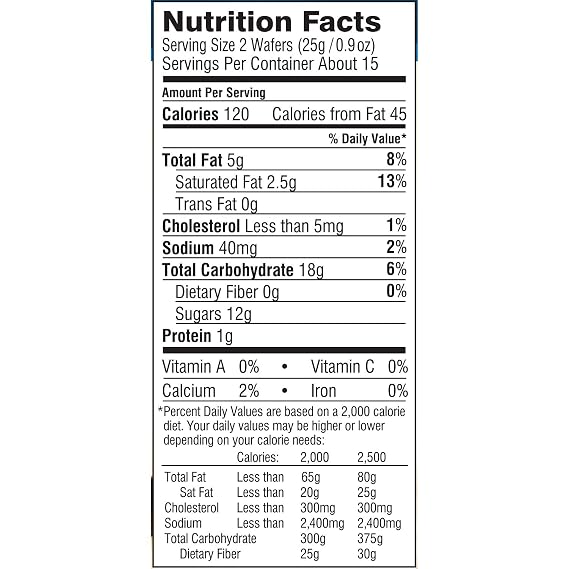 Pepperidge Farm, Pirouettes Chocolate Fudge Creme Filled Wafers, 13.5 oz. Can (Pack of 2)