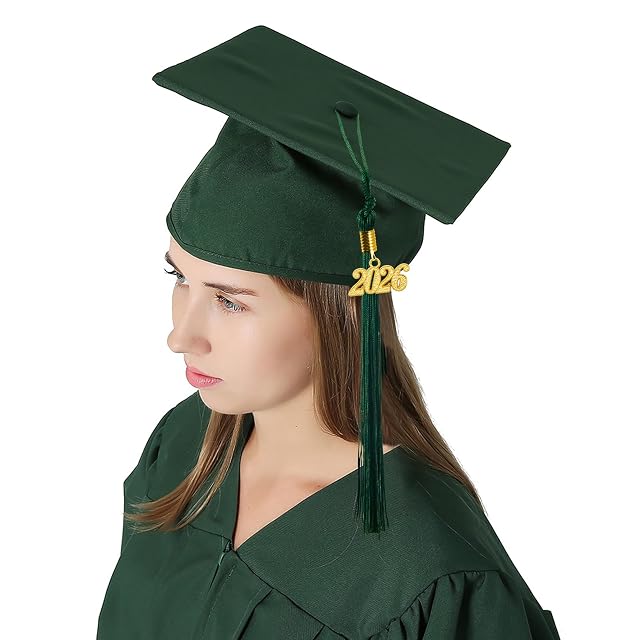 Foto 2 de 6 de GraduationMall Sombrero de Graduación 2023 Birrete Graduacion Adulto Gorro de Graduacion Fiesta Universidad…