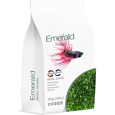 Pisces USA Emerald Green Betta Jewels, Revitalizing Aquariums with a Vibrant Hue