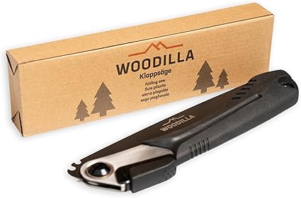 Outdoor folding handsaw from Woodilla - handsaw, branch saw, ergonomic folding saw for the garden, multifunctional saw with sturdy blade (21 cm)