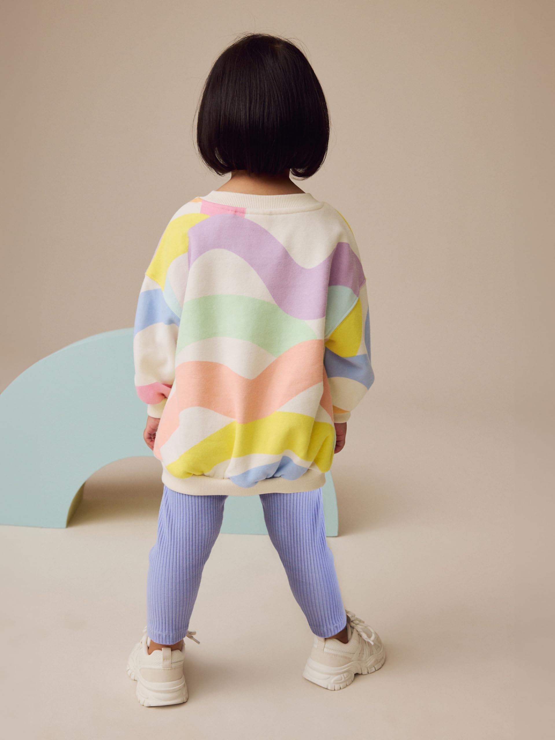 NEXT Młodsze dziewczynki Bluza i legginsy w komplecie