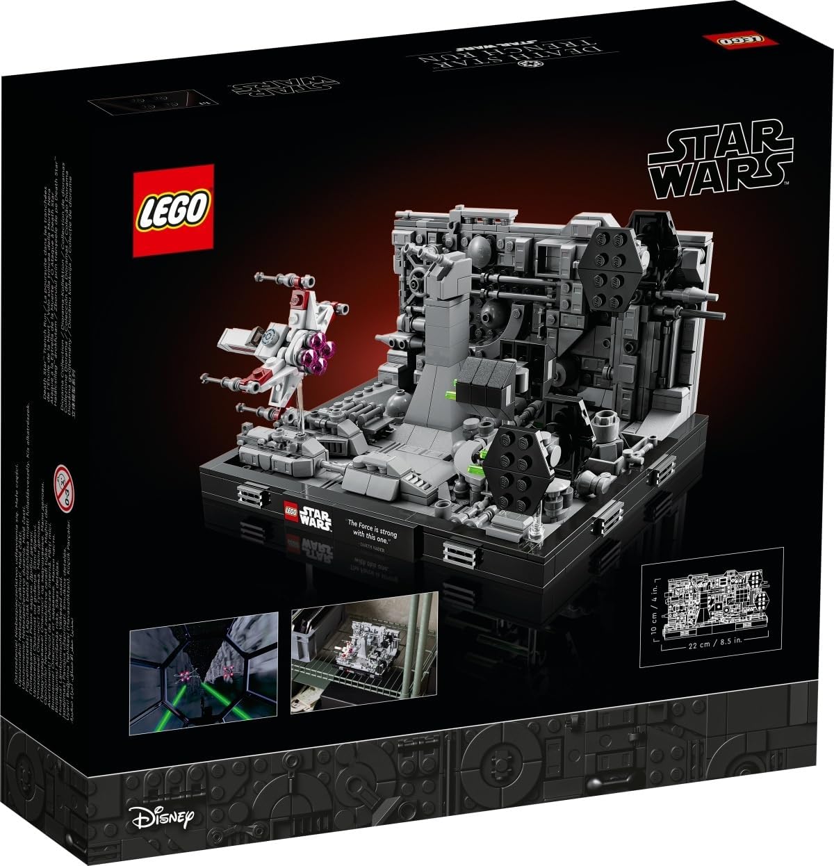 Lego Set of 3: 75375 Millennium Falcon, 75329 Death Star Trench Run Diorama & 30680 AAT