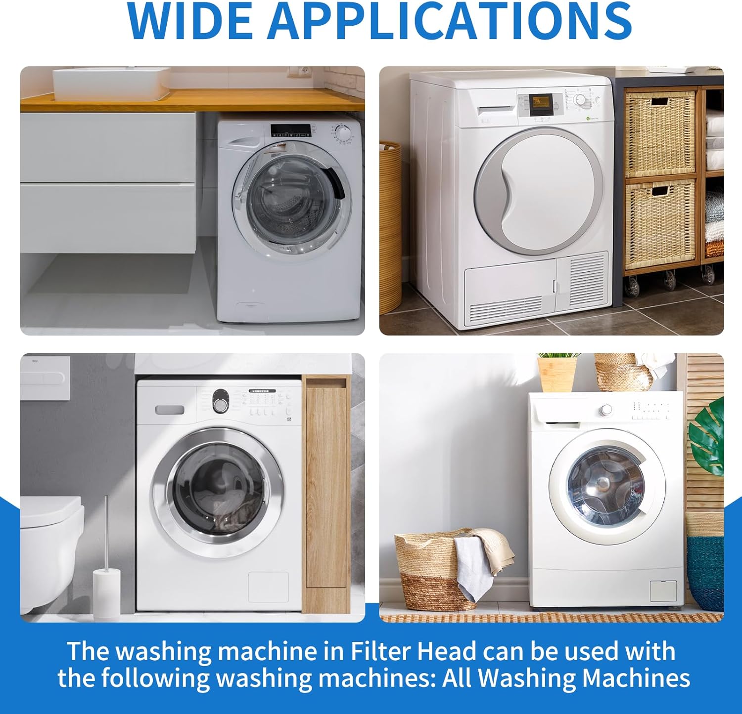 Washing Machine Water Filter, Washing Machine Metal Filters Made of aluminum alloy, for Most Standard Washing Machine Connections - Image 6