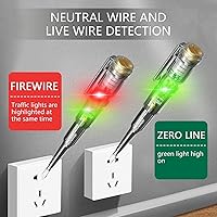 Vista 6 de Lote 2 Probador eléctrico de voltaje de inducción sin contacto Pluma Live/Null Wire 12-250V