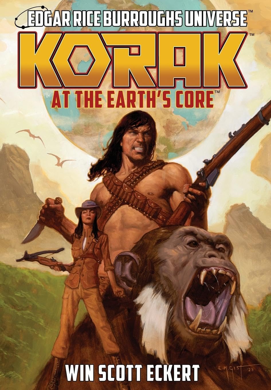 Book cover for Korak at the Earth's Core