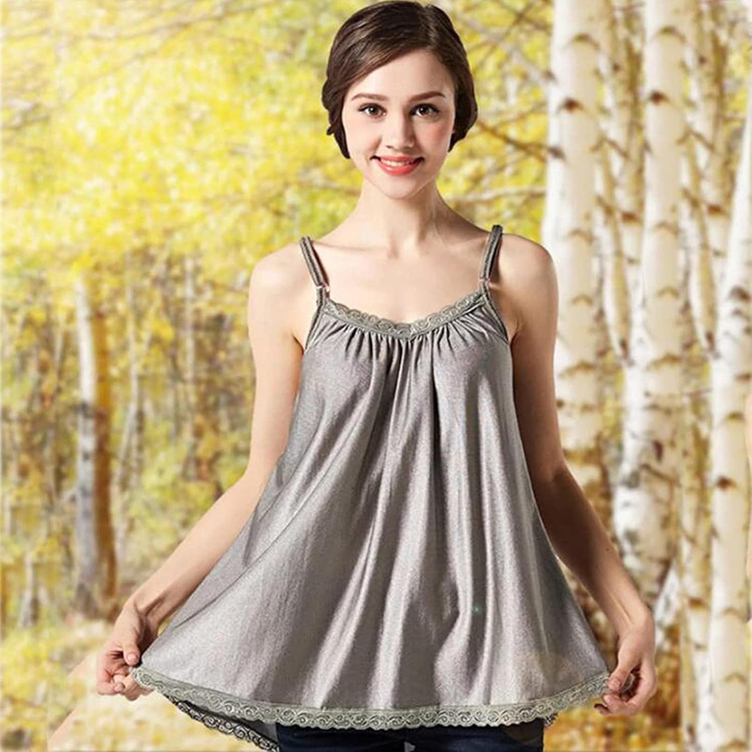 EMF Anti-Radiation Clothes Maternity Clothing,Maternity Sling Anti-Radiation Silver Fiber Radiation Protection Fabric Protect The Body from Radiation Injury