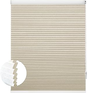 Didoya Honeycomb Shades, Customized, Non-Shading Blindfolding, Heat Insulation, Cold Protection, Energy Saving, Soundproofing, UV Protection, Water Repellent, Easy Installation, 16 Colors, Width 15.7