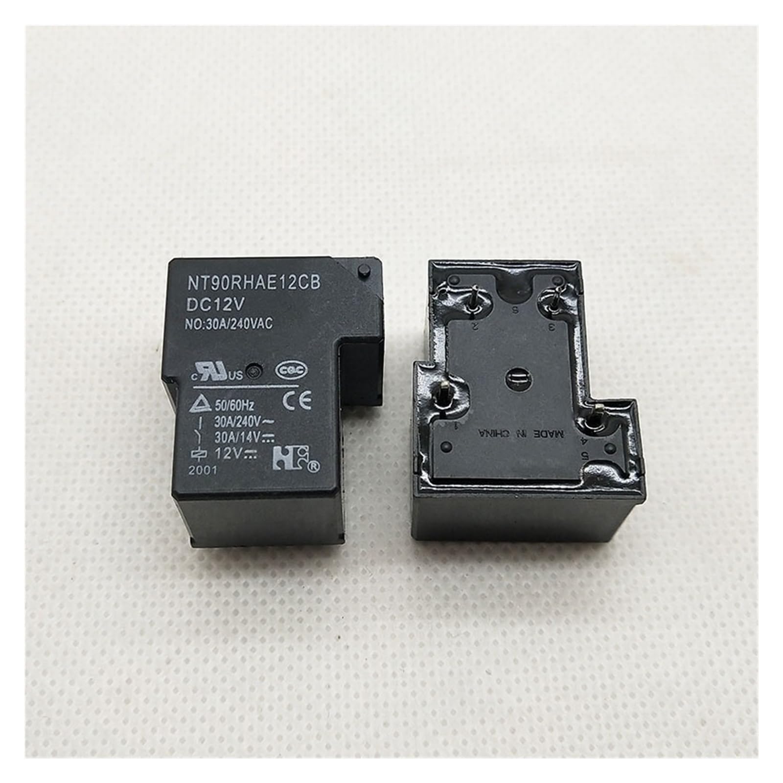 Relé de potencia NT90RNAE12CB DC12V 40A interruptor electromagnético de 4 pines para coche