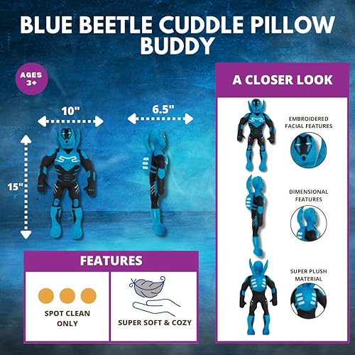 Vista 11 de Franco Kids Bedding - Almohada de poliéster de felpa súper suave, talla única, Karma's World El mundo del karma