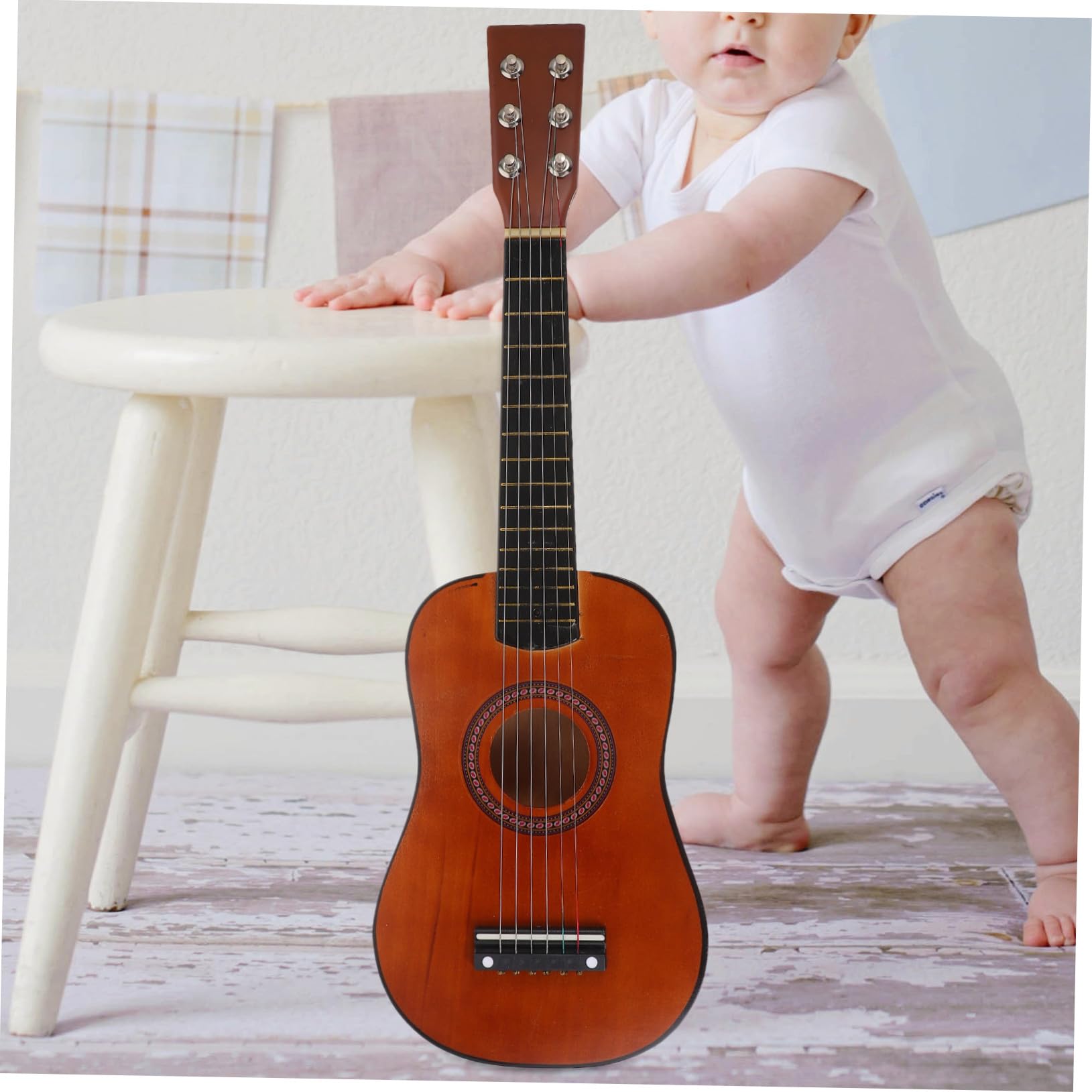 Guitarra de Madera Coffee 23 Pulgadas para Niños Principiantes