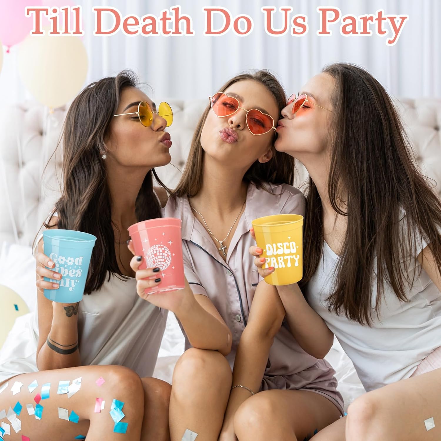 Norme 16 Pcs Groovy Retro Bachelorette Party Decorations Cups 16 oz Reusable Hippie Boho Party Plastic Cup 70s Bridal Shower Bulk Dazed and Engaged Bachelorette Drinking Drinkware Supplies Favor - Image 6