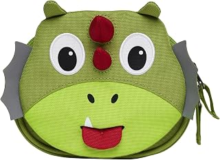 Affenzahn Bolsa para Manillar con Soporte de Velcro para Bicicleta, Patinete y Bicicleta de dragón, Color Verde