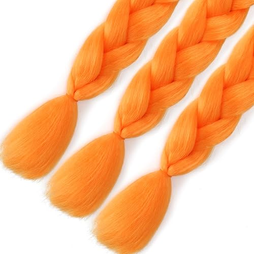 Miniatura 9 de Extensiones de cabello trenzado jumbo color azul cielo Jumbo para trenzas de caja torcida, cabello de ganchillo de fibra sintética de alta