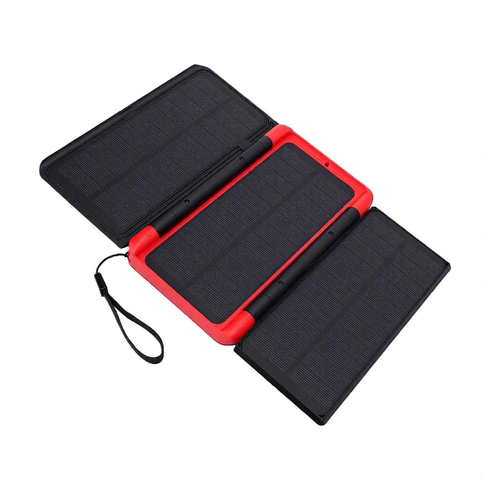 Power Bank Solare, Caricabatteria Solare Mini UPS da 10000 MAh, Power Bank di Emergenza con 3 Pannelli Solari Pieghevoli, USB C, Luce SOS per Campeggio Esterno Auto Barca Alimentazione di