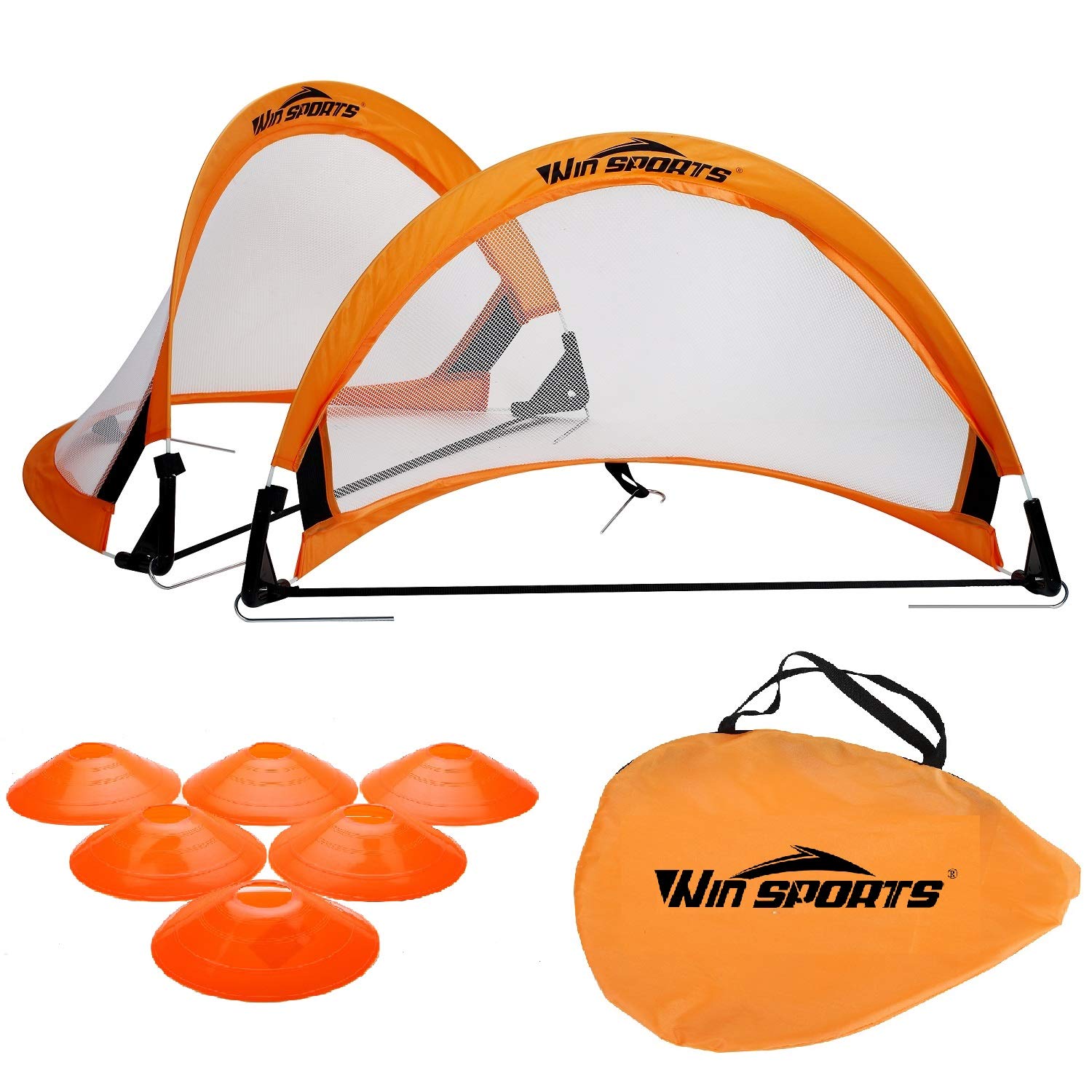 Buy WIn SPORTS Foldable Pop Up Soccer Goal Pro 2 Portable Soccer Nets