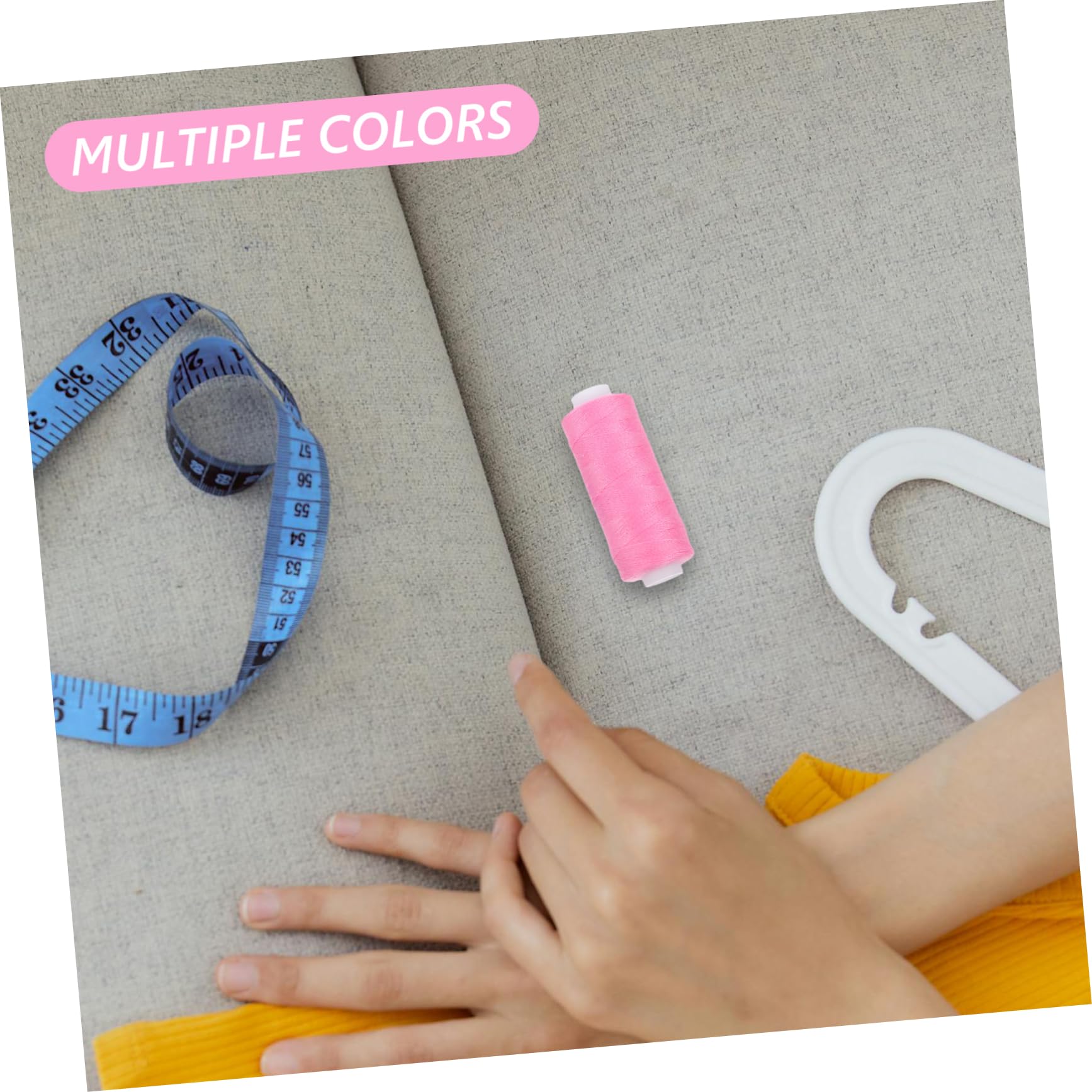 Hilo de Coser 72 Bobinas para Máquina de Coser, 400 Yardas