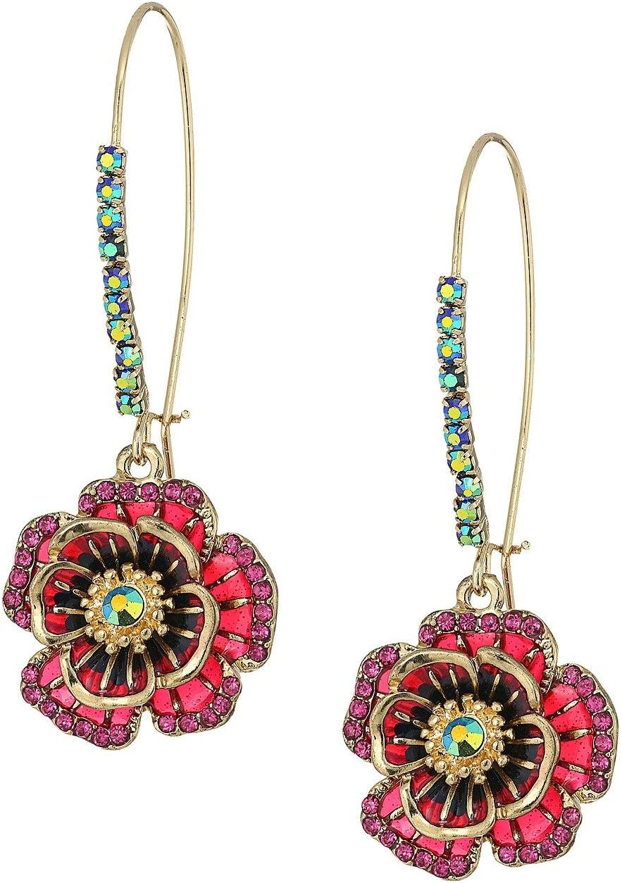 Rose Dangle Earring Color