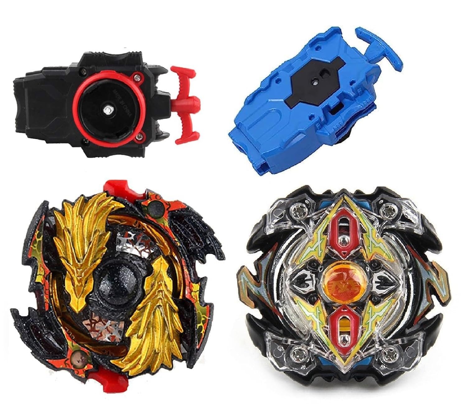 Bestie toys Battle Top Metal Fusion Clash of Speed Top with 2 Blades&2 String Launchers (Limited Edition Gold Dragon + Zeuss Zilon) (B0D17K8JH4) Amazon Price History, Amazon Price Tracker