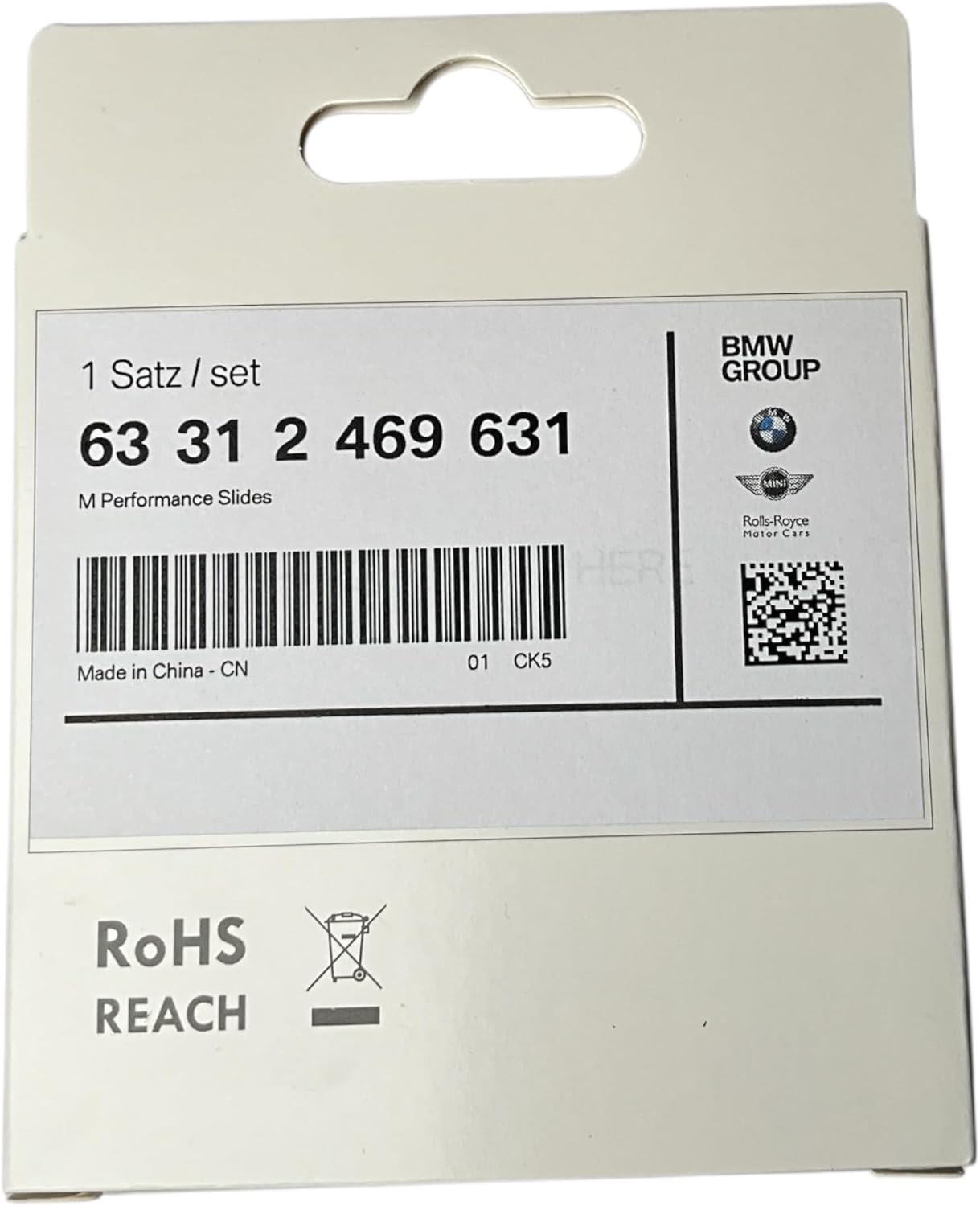 BMW 63312469631 M Performance Slides for LED Door Projectors