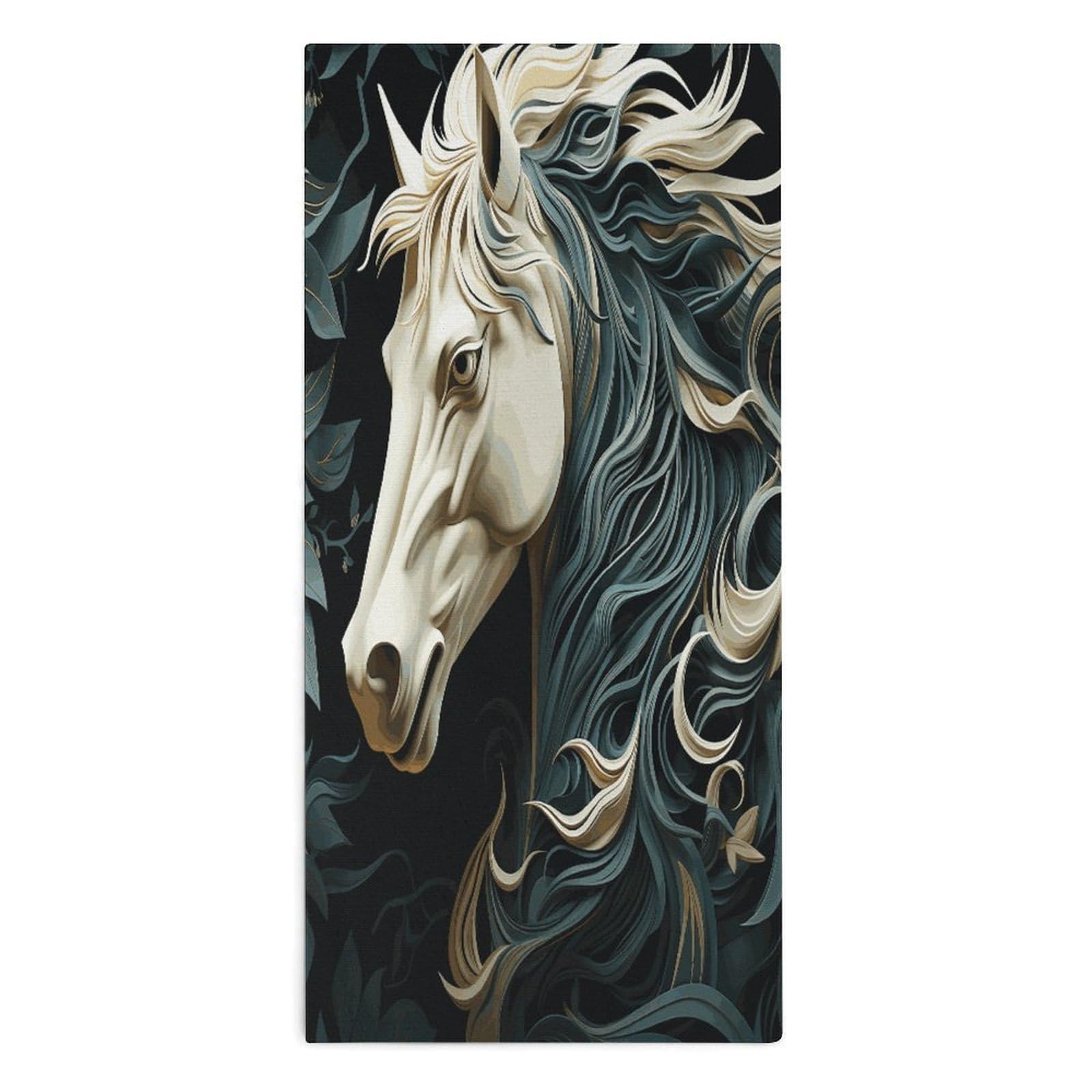 Btcowzrv Style Horse Pattern Bath Towel Beach Towels Shower Towel