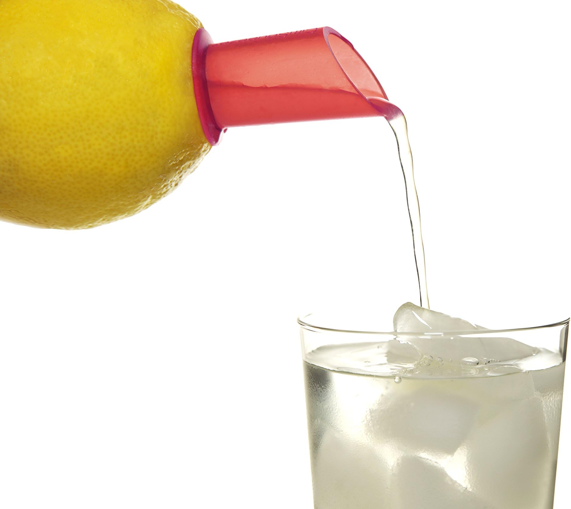CitriSqueeze (Red) - Modern manual citrus hand juicer for fresh, simple and great tasting juice every-time!
