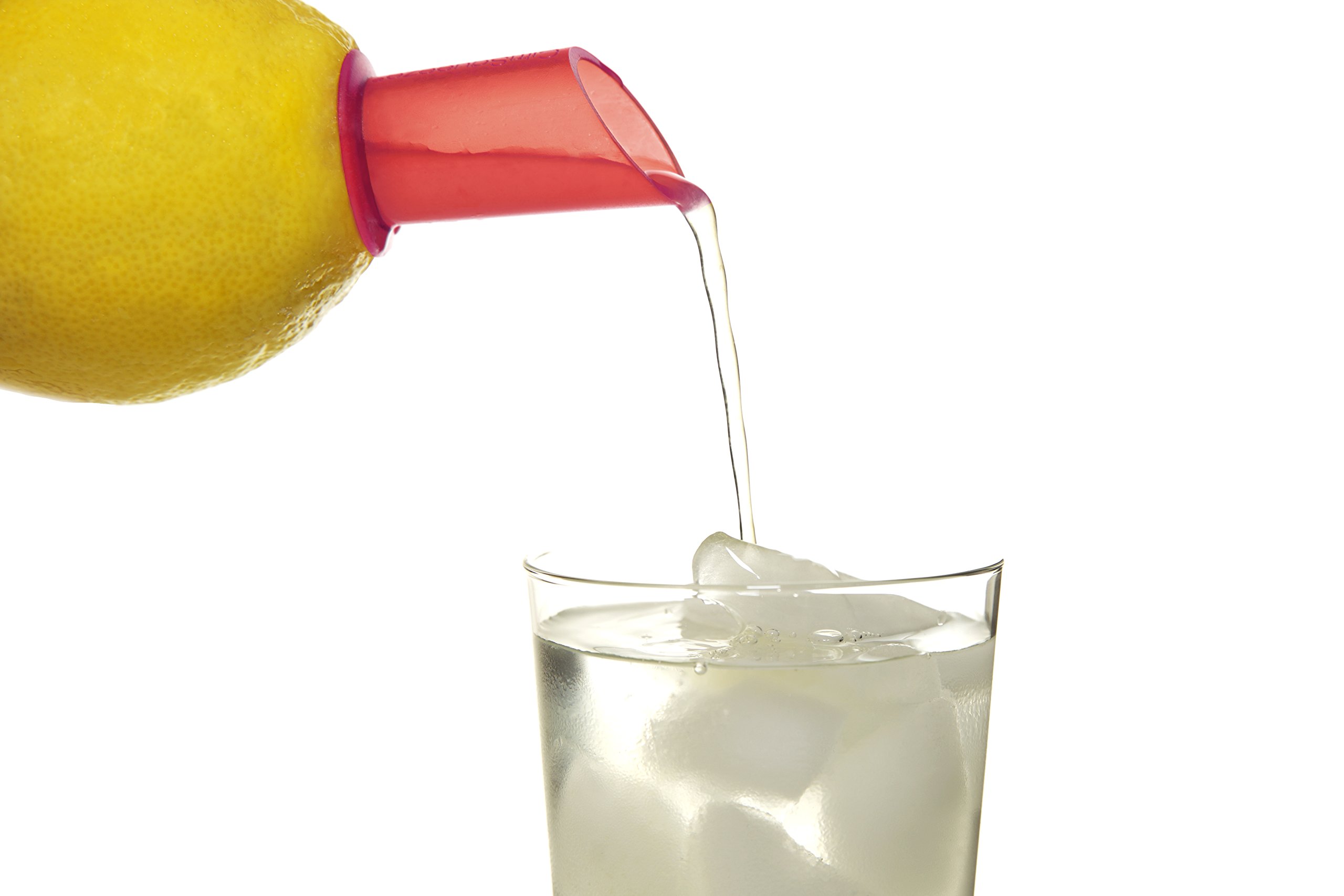 CitriSqueeze (Red) - Modern manual citrus hand juicer for fresh, simple and great tasting juice every-time!