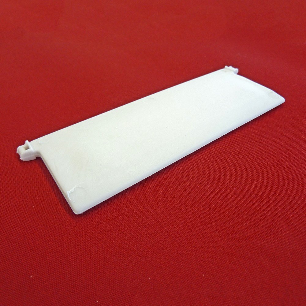 30 Stück Beschwerungsplatten Gewicht für Lamellenvorhang Stofflamellen Breite 127 mm – Vertikal Lamellen Vorhang / Vertikal Jalousie / Vertikaljalousie / Vertikal-Anlage / Vertikalanlage / Vorhang-Lamellen 127mm - weiß