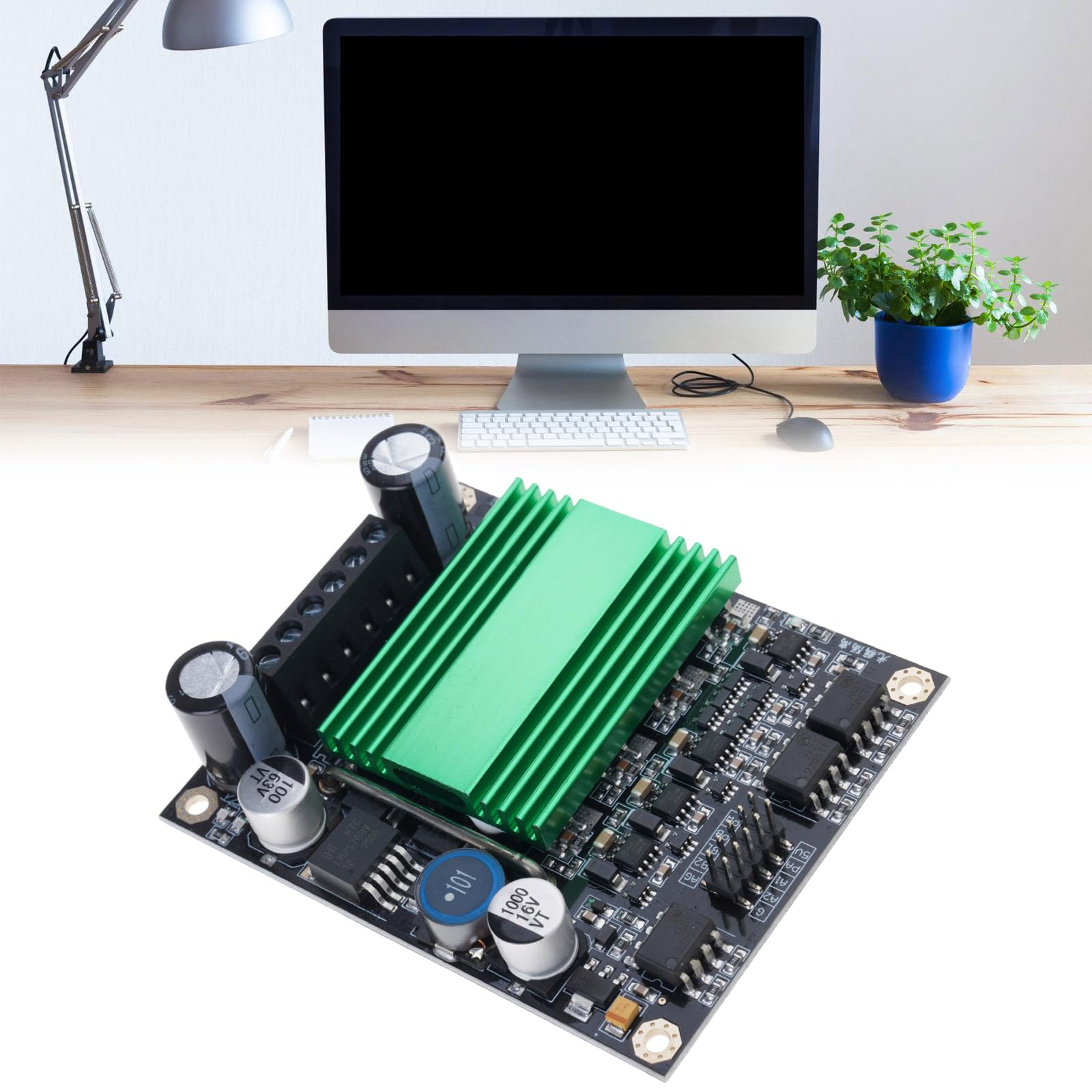 Canal 100A H Puente Módulo controlador de motor eficiente disipación de calor 12V 48V controlador de motor