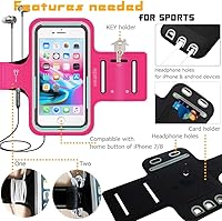 Vista 2 de Soporte para teléfono con brazo para correr, brazalete celular, iPhone 13 12 11 Pro Max/XR/8 7 6s Plus, Samsung Galaxy A/S/Note, LG, Moto, Pixel
