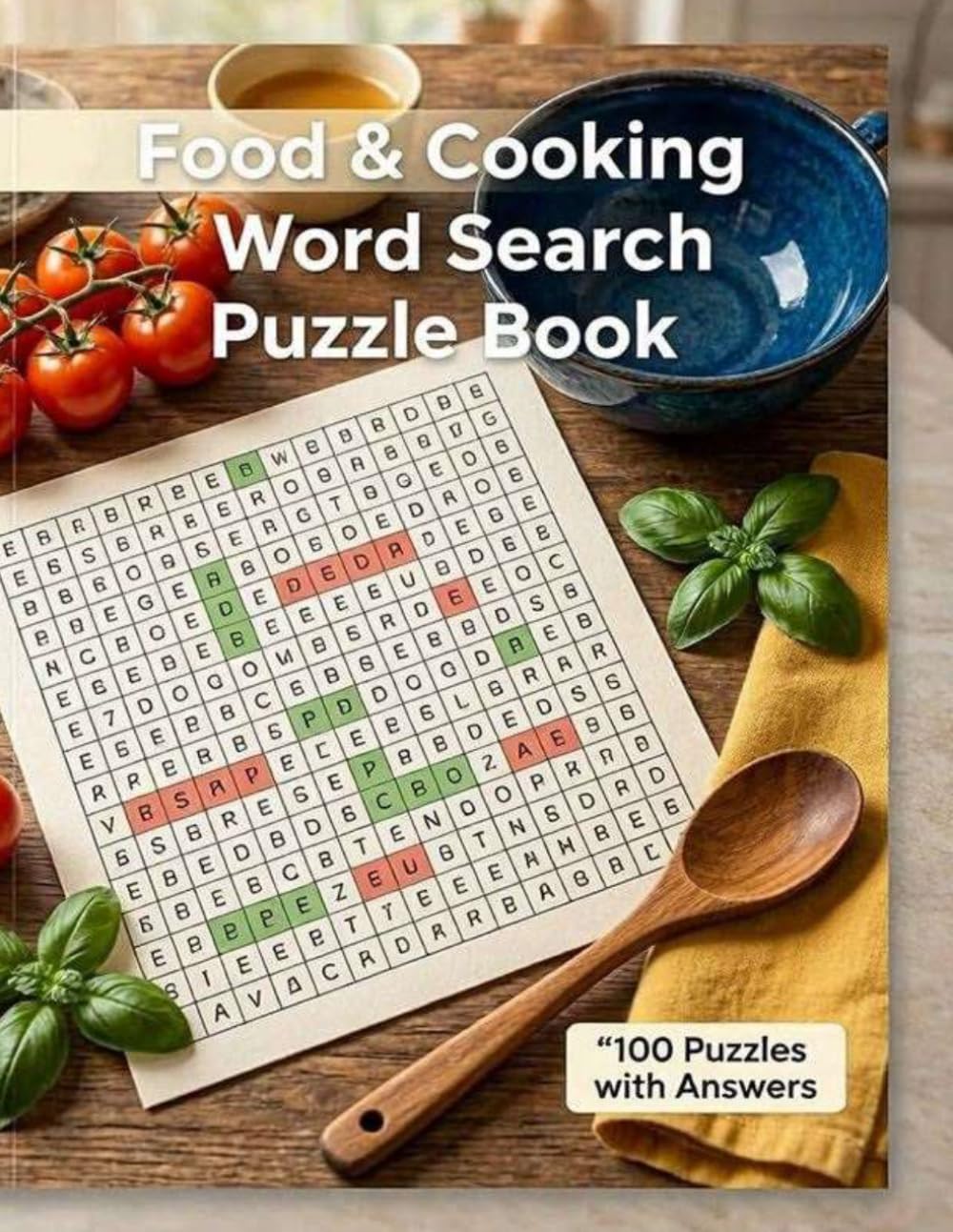 Food & Cooking Word Search Puzzle Book: 100 Culinary Themed Puzzles