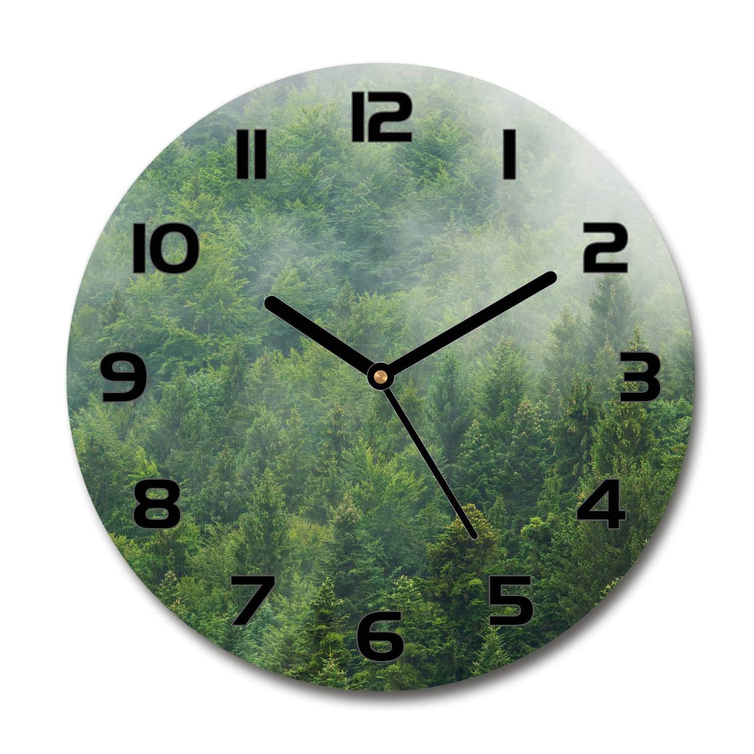 Horloge en Verre 60x60cm Silencieuse : Cadran en Verre de Sécurité Anti-Bruit