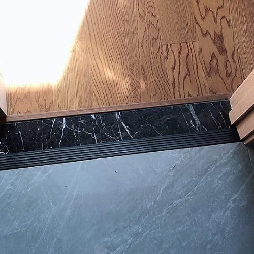 Miniatura 3 de Rampas de carga, rampa de umbral, rampa de umbral de elevación de 0.4-1.2 in, rampas de goma cortables, rampa de goma sólida antideslizante para