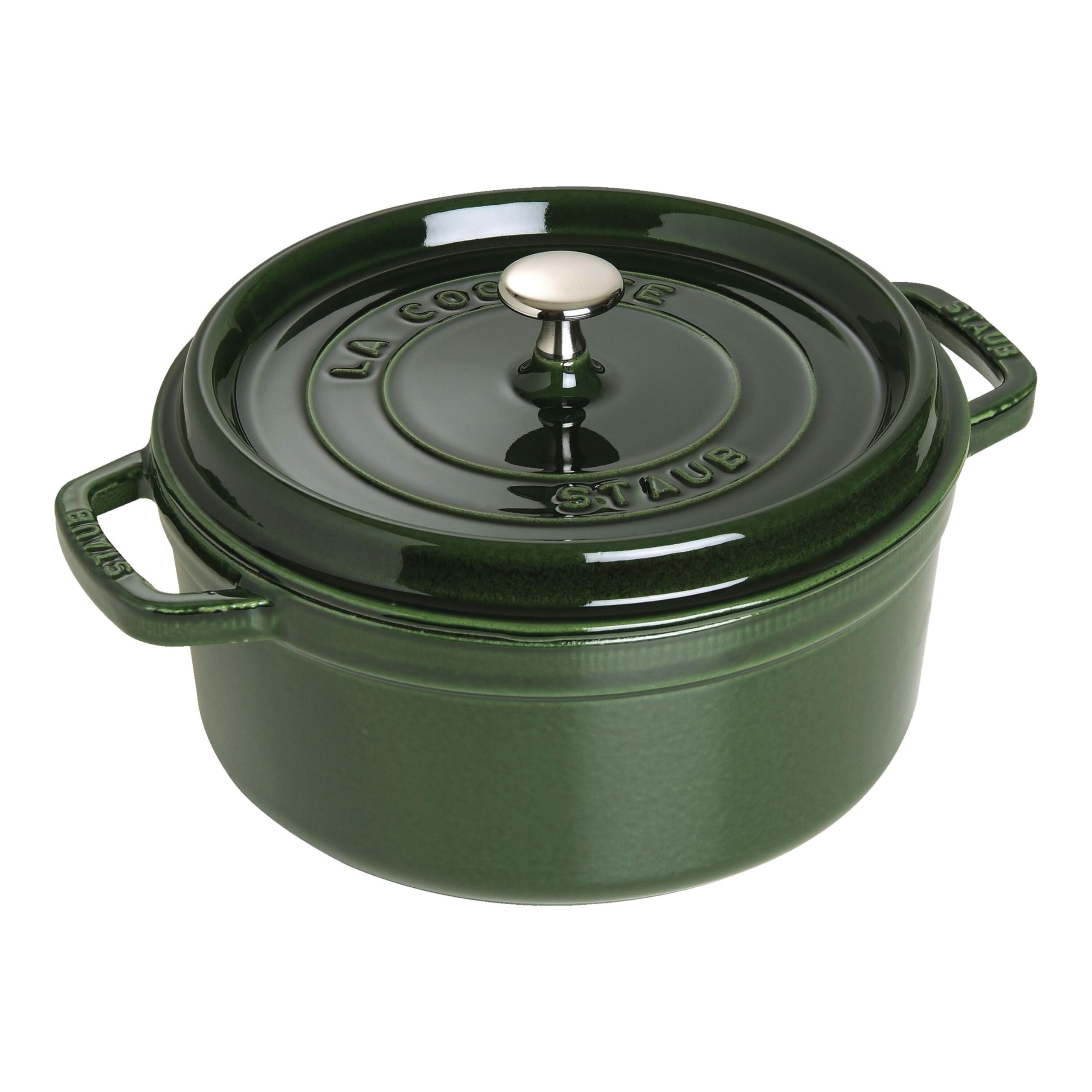 Amazon｜staub ストウブ 「 ピコ ココット ラウンド バジル 26cm