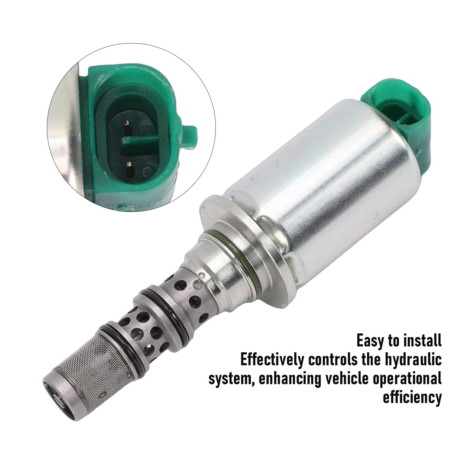 AUNMAS Zawór Elektromagnetyczny 87739558 87577678 5196873 z konstrukcją ze Stali Nierdzewnej do Układów Hydraulicznych Ciągnika