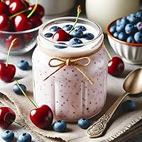 Vista 5 de Iniciador de granos de kéfir de leche, Bulgaros de Leche, Pajaritos de Leche, granos de kéfir vivos, leche de kéfir casera, granos de kéfir de leche