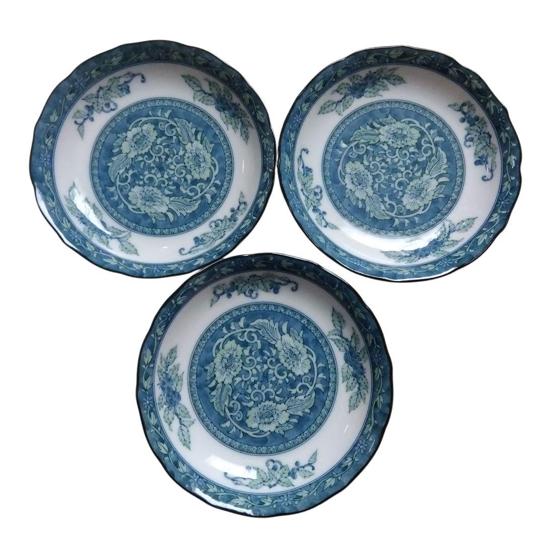 美濃焼　小皿 Amazon | 美濃焼 西洞窯 小皿 皿 食器 花柄 ブルー 3枚セット 伝統