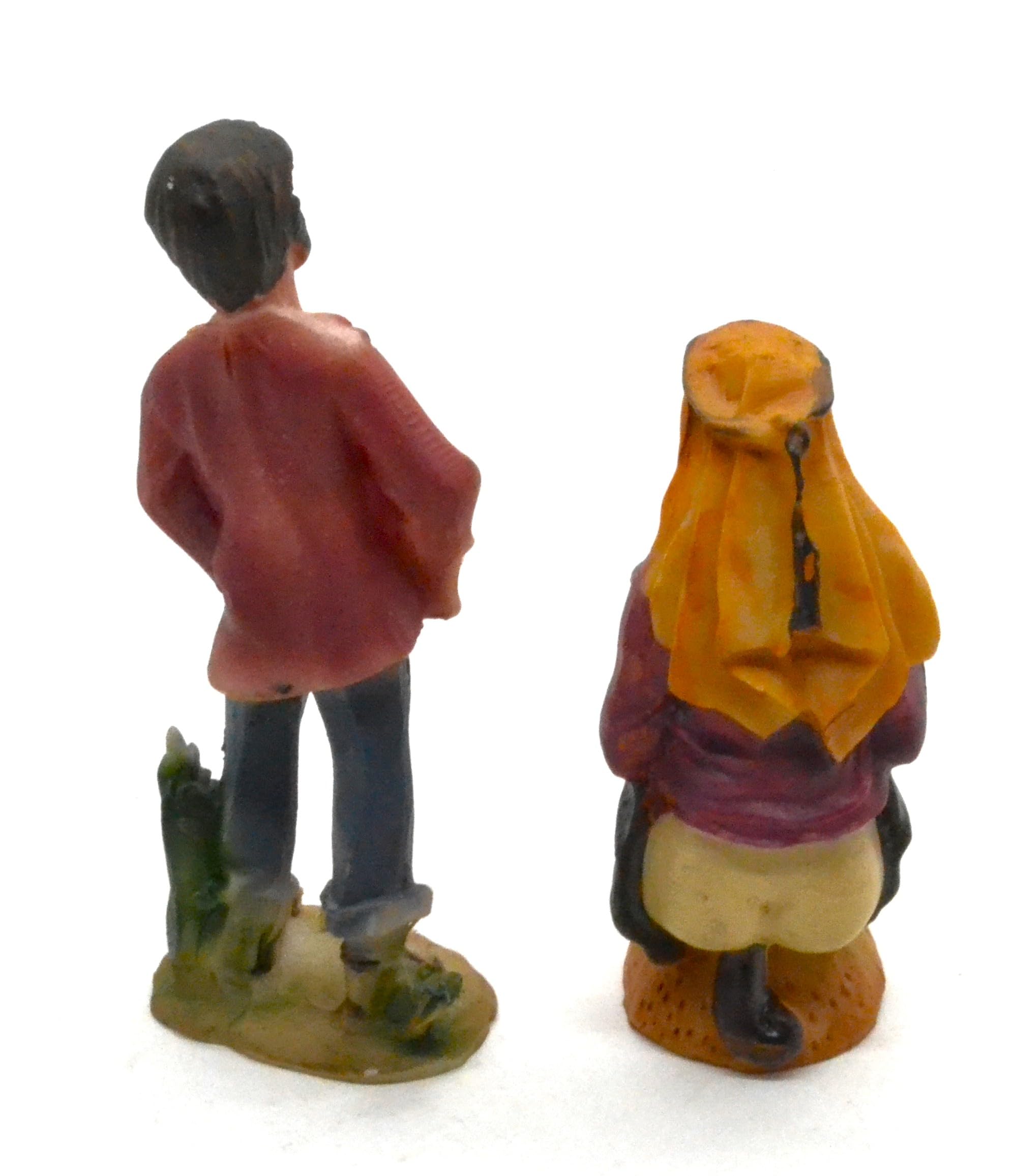 2 X UNIT FIGURE CAGANER RESIN AND PISE THE MAN WHO MAKES Urinate. Hidden 10.5 cm Nativity Scene, The Man Pooping. Figurine Shitting. Nativity Scene, Figures, Jesus. 3 Kings. Shepherd Medndo
