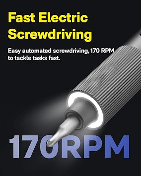 HOTO 25-in-1 ADV Mini Electric Screwdriver Set with LED & Dual Torque | Professional Repair Tools for Technicians, Engineers, and DIY Electronics Maintenance