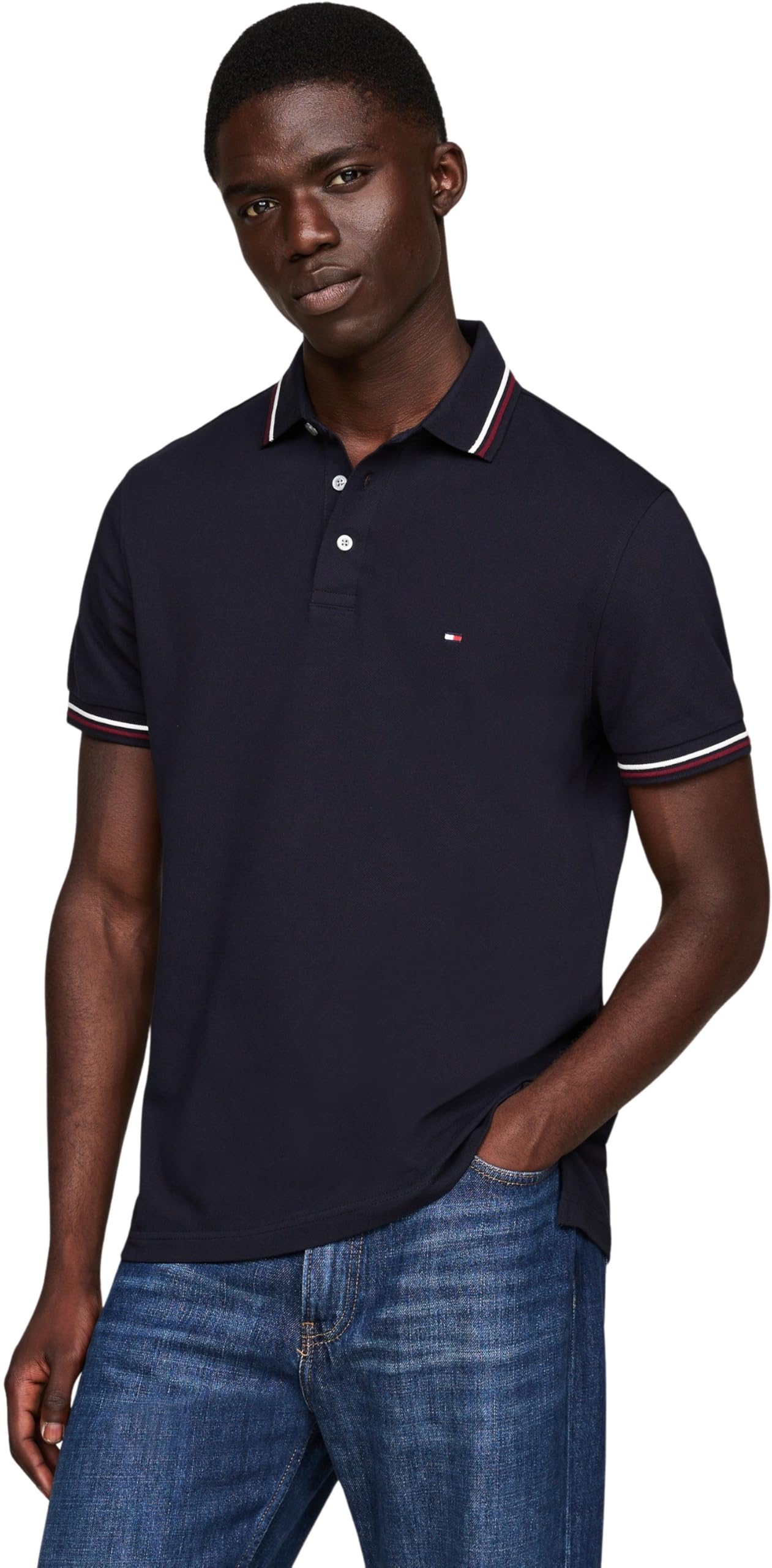 TIPPED SLIM FIT POLO Polo Tişört Erkek