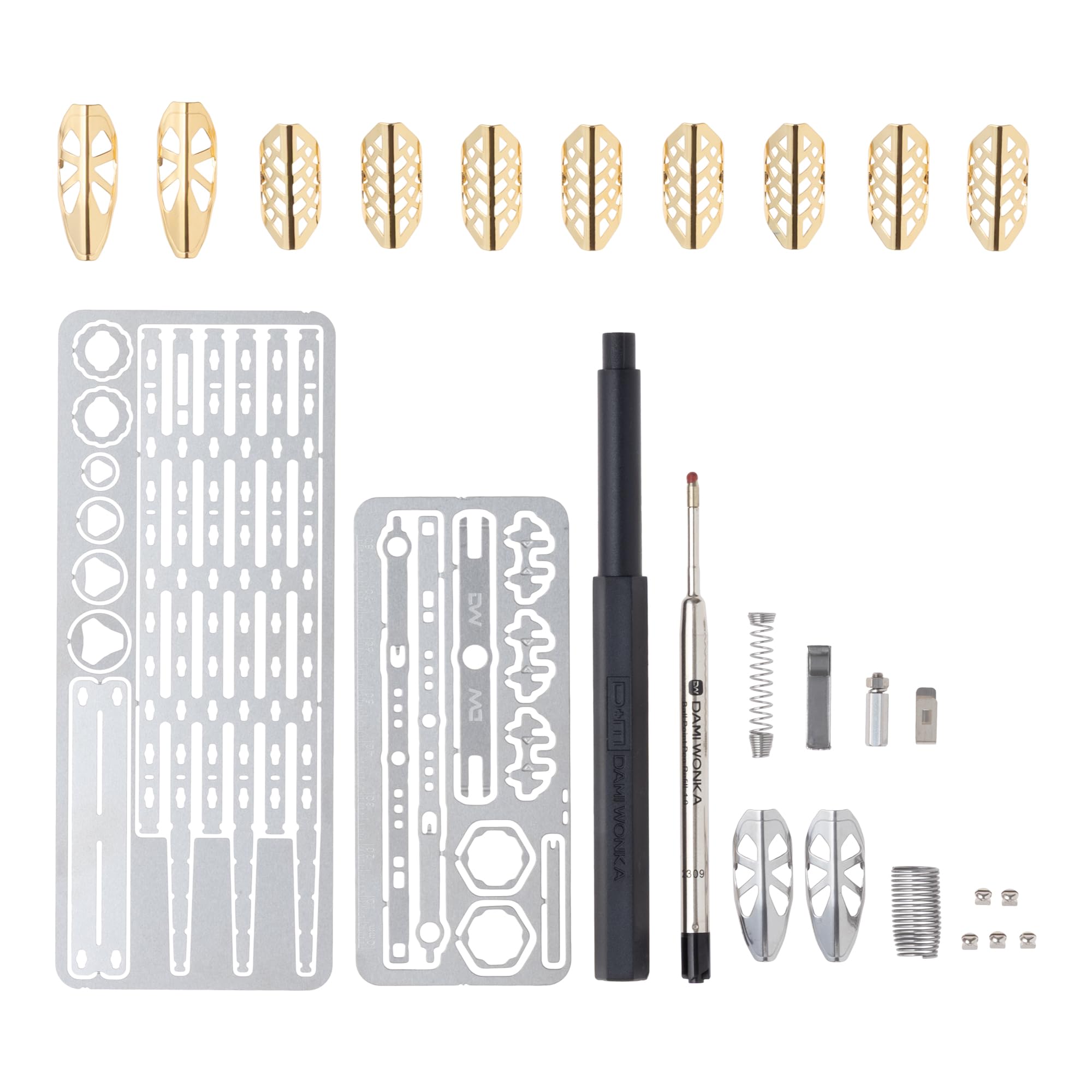 DAREWORKS 組立式ボールペンAssembly.Craft ステンレス Amazon | DAREWORKS 組立式ステンレスボールペン+鱗紋甲冑パーツ