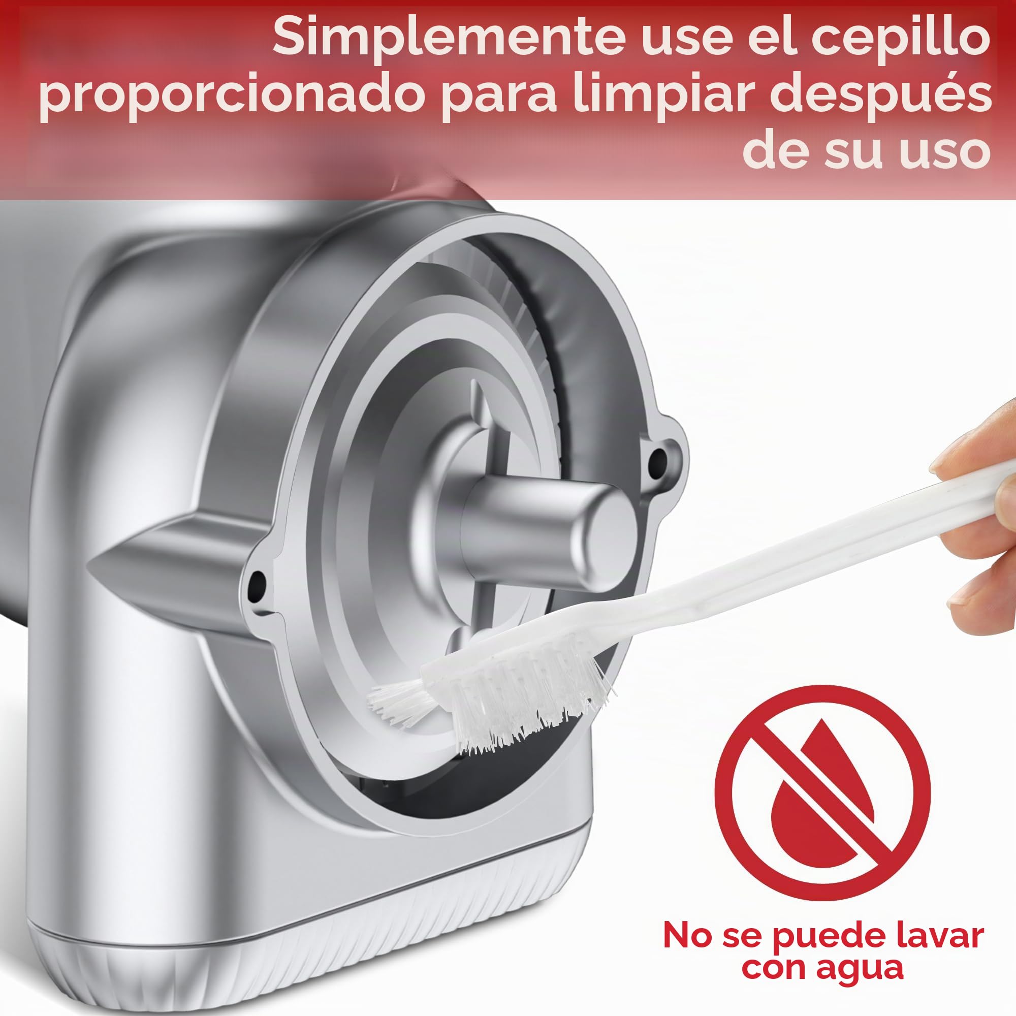 Accesorio de molino de grano de metal para batidora KitchenAid con molino de harina de 12 niveles de molienda, accesorio de molino de grano apto para moler trigo, maíz, avena, trigo sarraceno, mijo y