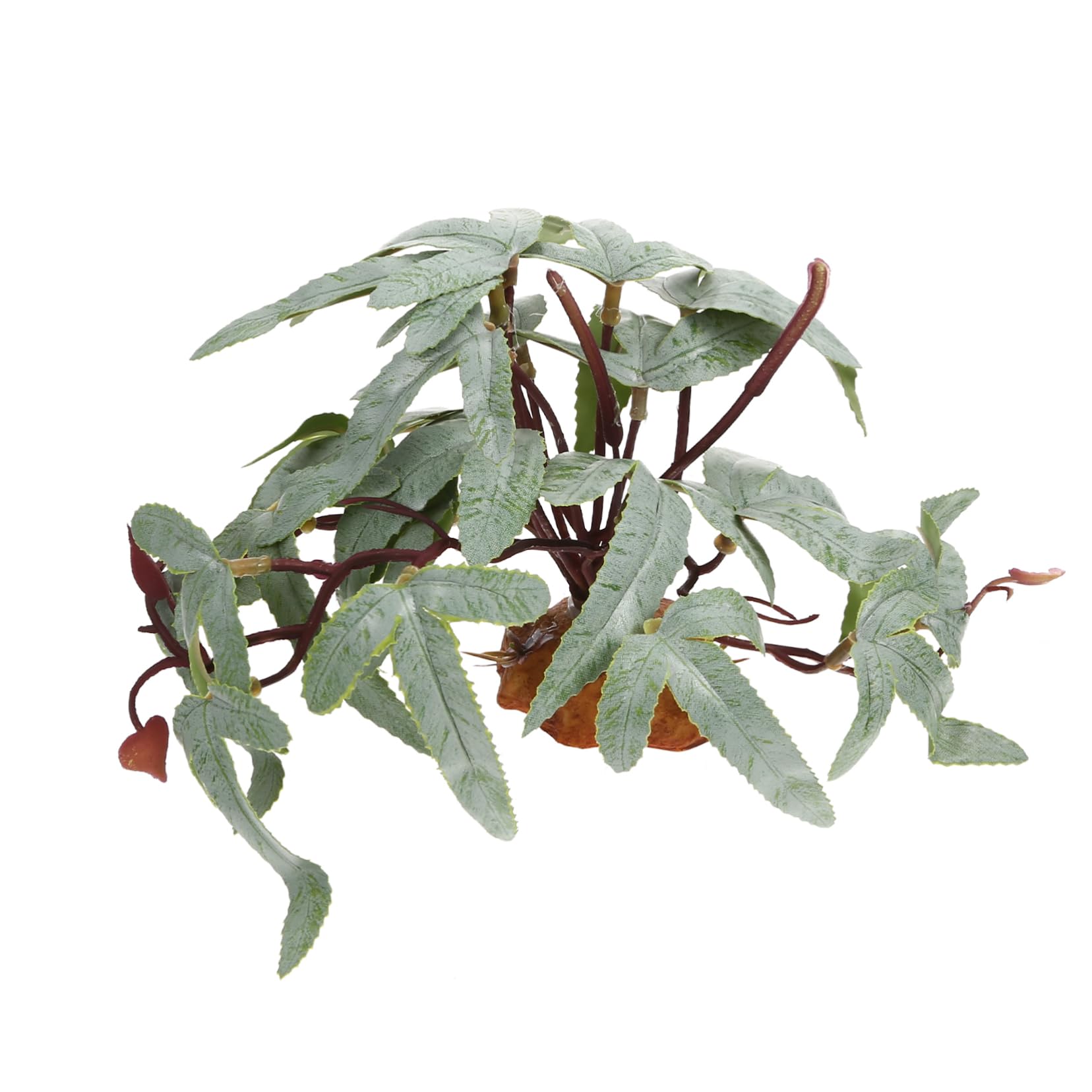 HOUDERCO Faux Plants Indoor Lizard Accessories Reptile Safe Decor Plants for Aquarium Landscape