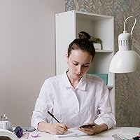 Vista 7 de PATIKIL Bolígrafos de gel negro, 20 unidades, punta fina, bola de rodillo de 0.020 in, bolígrafos de tinta de gel de 5.709 in, estilo de prensa