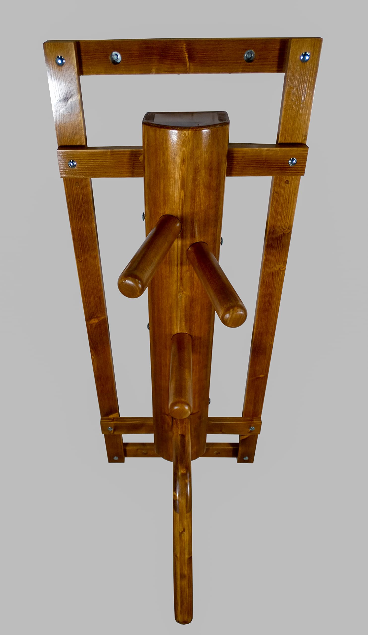 Wing Chun Wooden Dummy with Frame with Leg