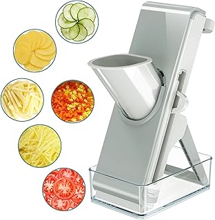 Mandoline Slicer,Potato Slicer |Mandoline Slicer for Kitchen,Vegetable Food Slicer & Chopper, French Fry Cutter, Detachable Easy to Clean Kitchen Chopping Artifact