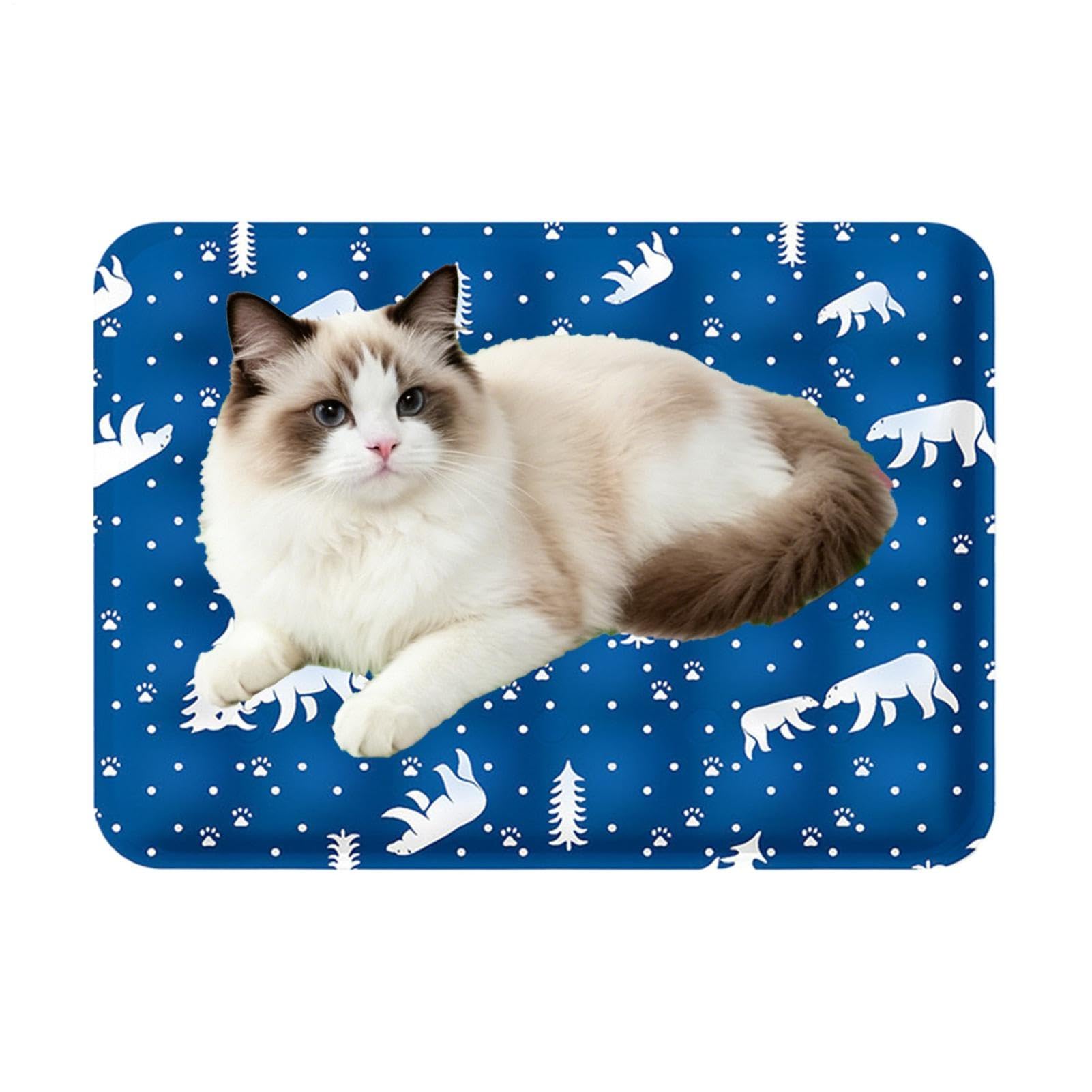 Tapis de Couchage Rafraîchissant pour Chien Soulagement Chaleur Sol